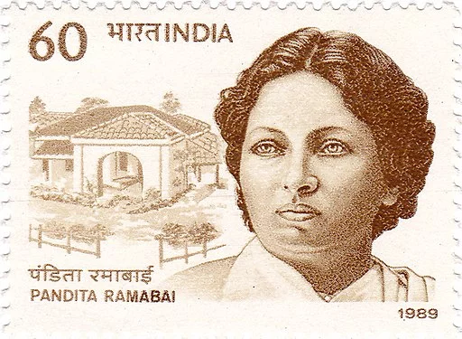 Pandita Ramabai's image on a stamp