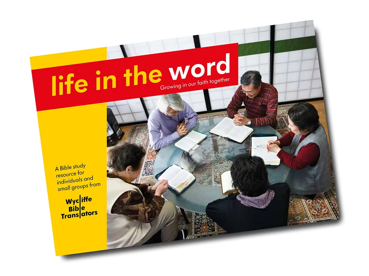 Image of the front cover of the Life in the word small group resource
