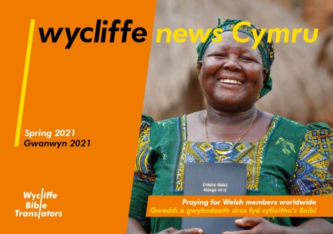 Image of the cover of a recent edition of Wycliffe News Wales magazine