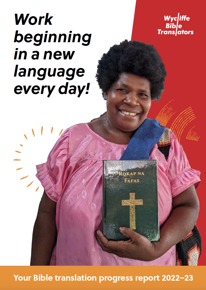 Wycliffe Annual Progress Report Cover