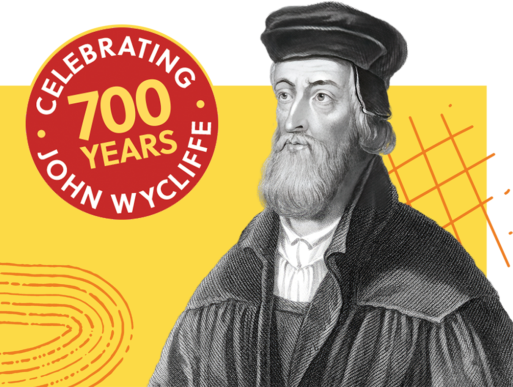 Image of John Wycliffe, translator of the first Bible into Engliah