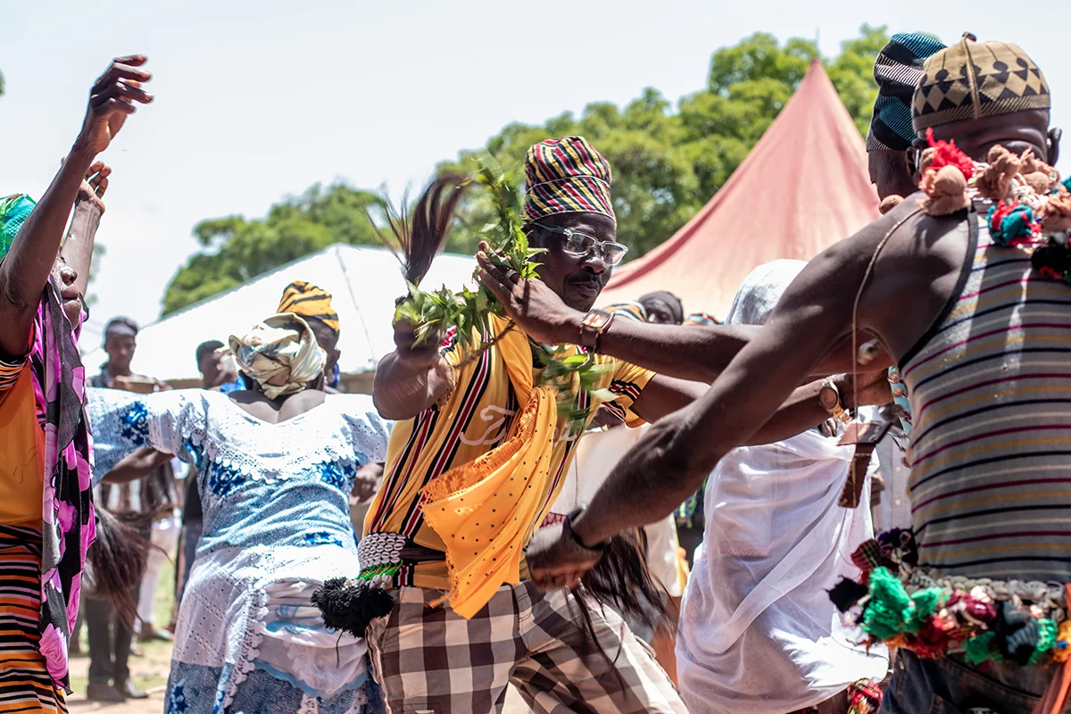 Image of dancers at the Koma Bible launch