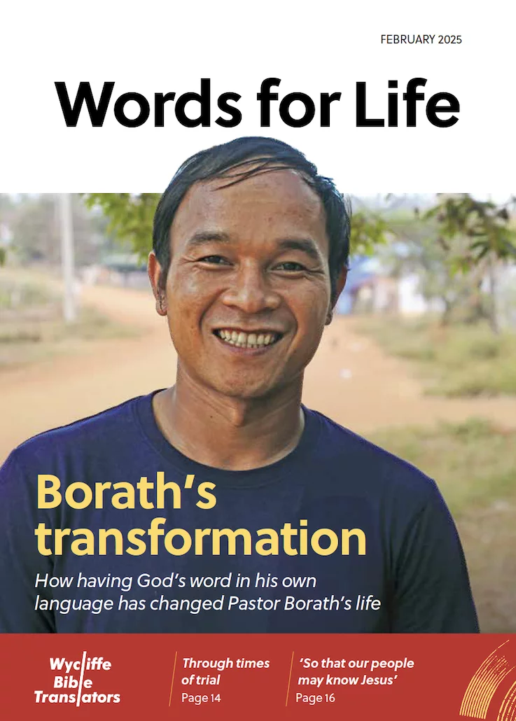 Words for Life Feb 2025 magazine cover