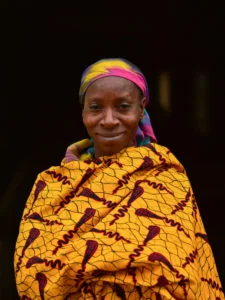 Image of woman Mark Road Nigeria.