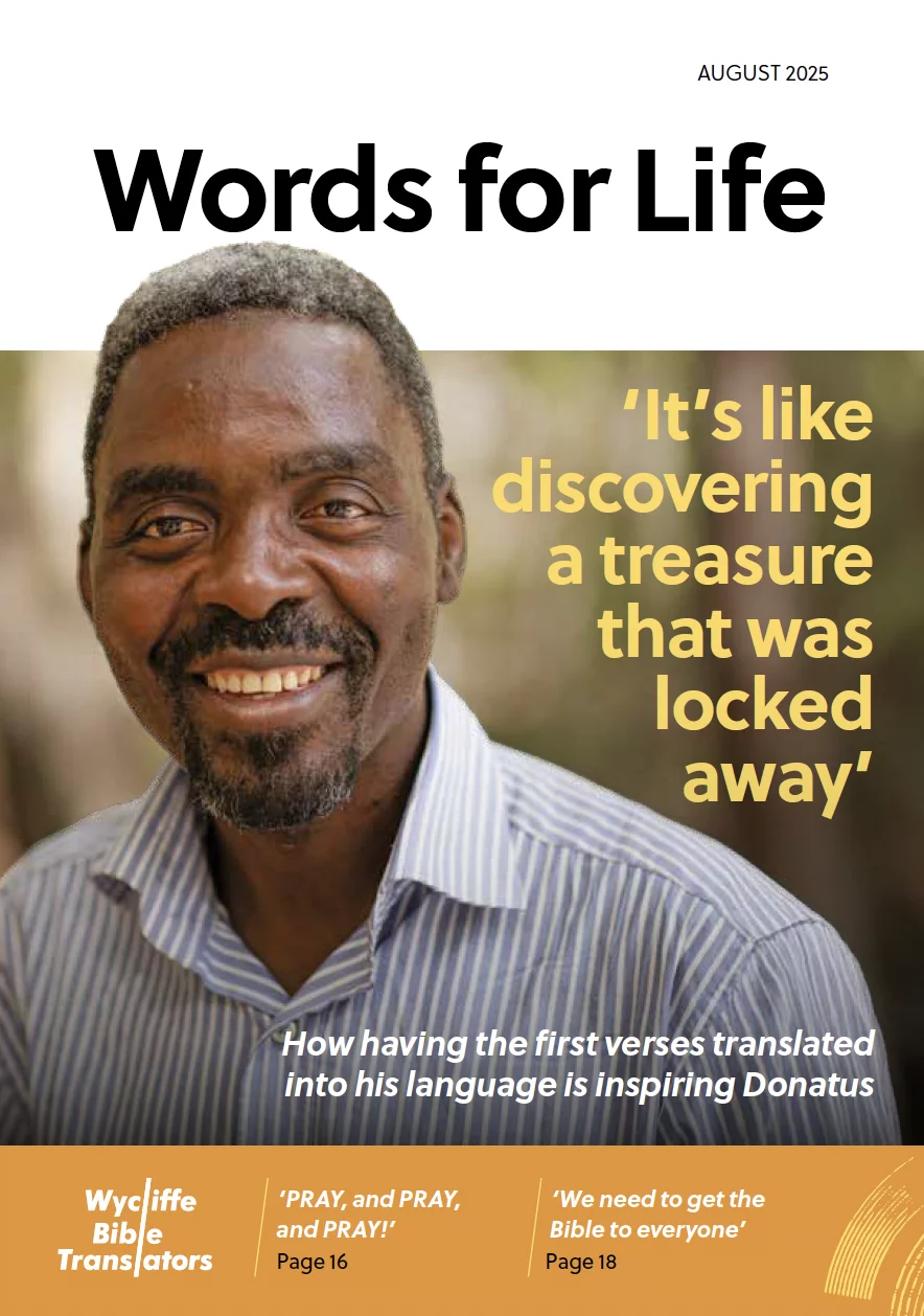 Words for Life Cover August 2025